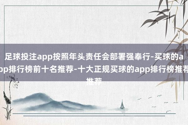 足球投注app按照年头责任会部署强奉行-买球的app排行榜前十名推荐-十大正规买球的app排行榜推荐