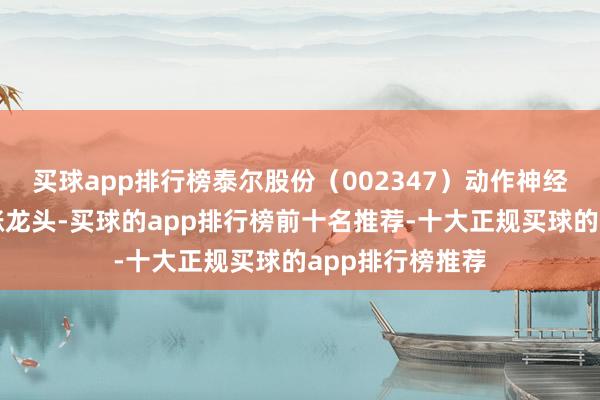 买球app排行榜泰尔股份（002347）动作神经汇注见解的领涨龙头-买球的app排行榜前十名推荐-十大正规买球的app排行榜推荐