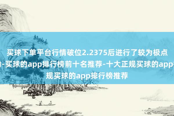 买球下单平台行情破位2.2375后进行了较为极点的反弹波动-买球的app排行榜前十名推荐-十大正规买球的app排行榜推荐