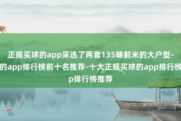正规买球的app采选了两套135畴前米的大户型-买球的app排行榜前十名推荐-十大正规买球的app排行榜推荐